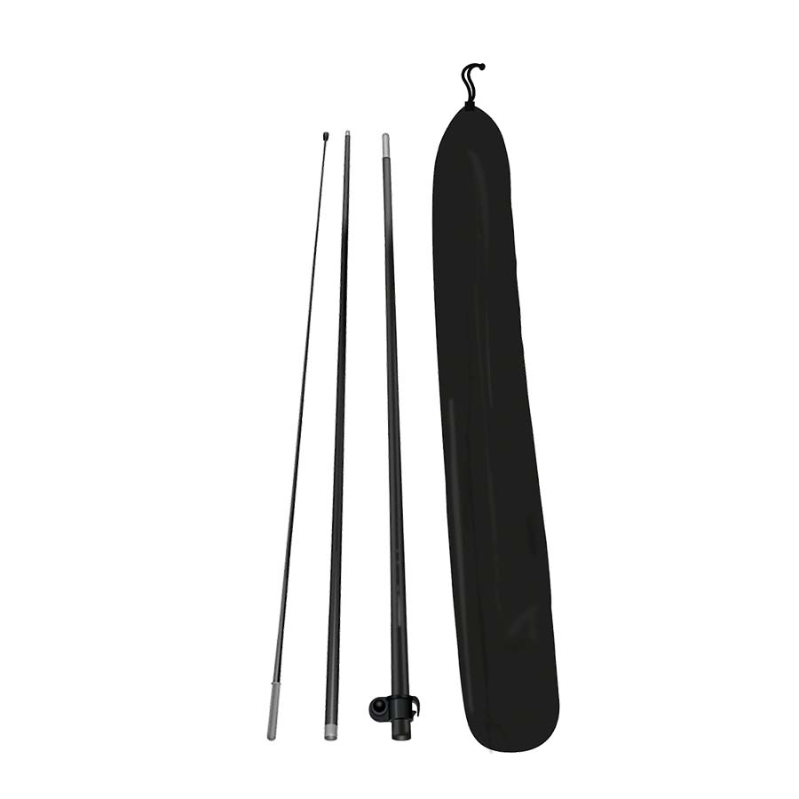 Beachflag Straight Aluminium XL