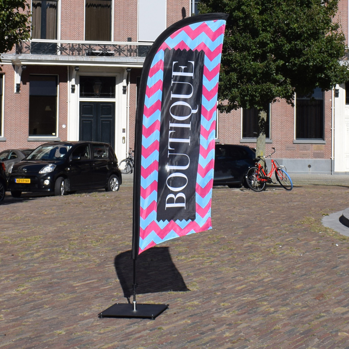 Beachflag Straight Fiber L